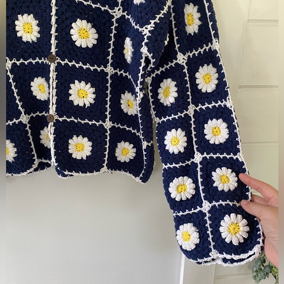 Wild Orange Tree Handmade Crochet Cardigan - Picture 4 of 8